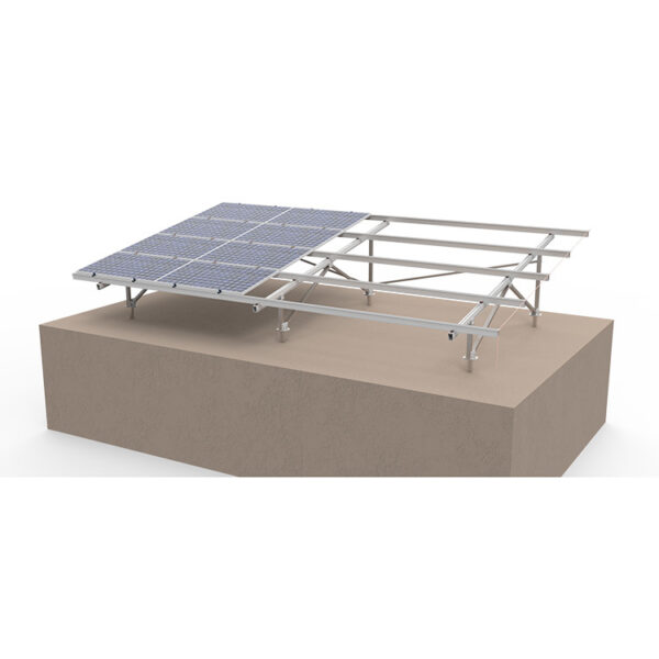 Solar Cell Track Structure 10kw Panel Adjustable Racking Ground Solar Mounting - Imagen 2