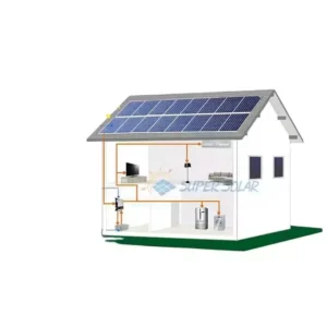 Solar EU Stock Wholesale Lifepo4 Solar System 5Kw 10Kw 15 Kw Photovoltaic Kit Complete Hybrid Offgrid Solar Power System Home