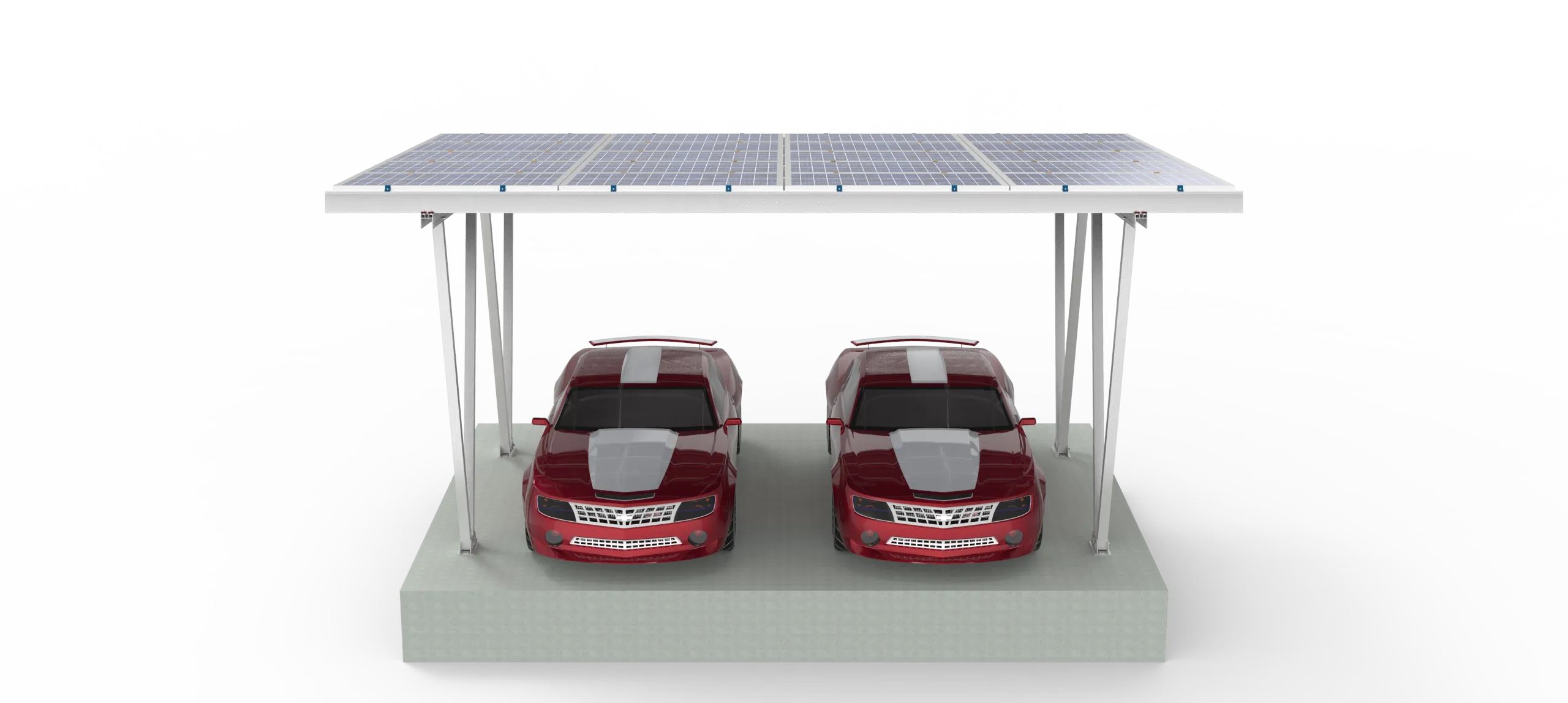 Top Selling Low Price Waterproof Solar Car Port with Aluminum Alloy Structure Solar Panel Carport Canopy Mounting System - 이미지 4