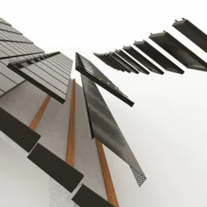 High-efficiency BIPV solar roofing tiles for home. Waterproof, secure, and easy to install. Available in 22W and 44W for integrated solar roof systems.