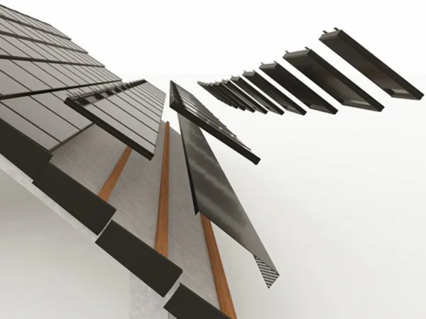 High-efficiency BIPV solar roofing tiles for home. Waterproof, secure, and easy to install. Available in 22W and 44W for integrated solar roof systems.