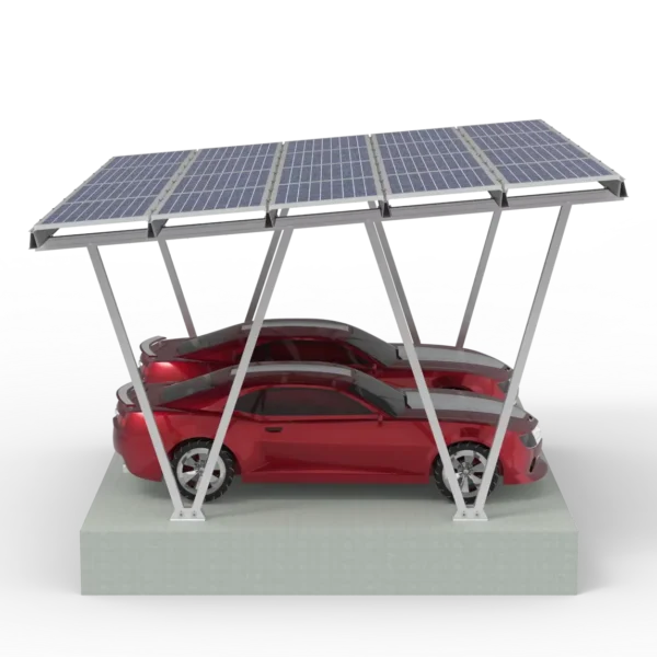 Top Selling Low Price Waterproof Solar Car Port with Aluminum Alloy Structure Solar Panel Carport Canopy Mounting System - 이미지 2